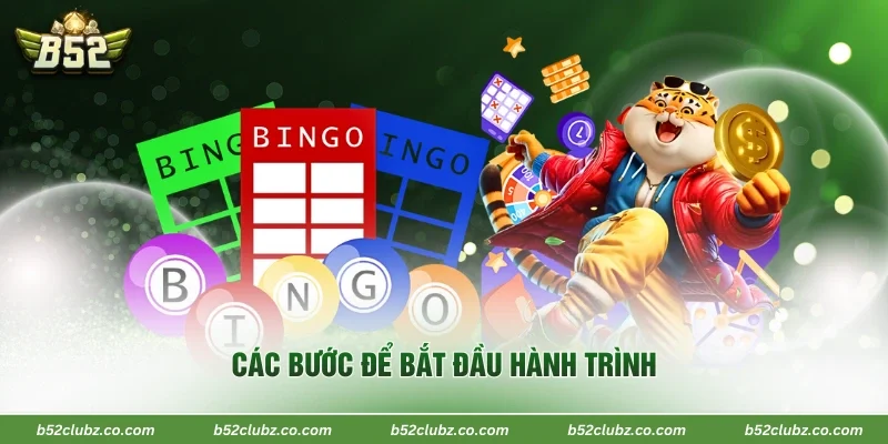 Các bước để bắt đầu hành trình