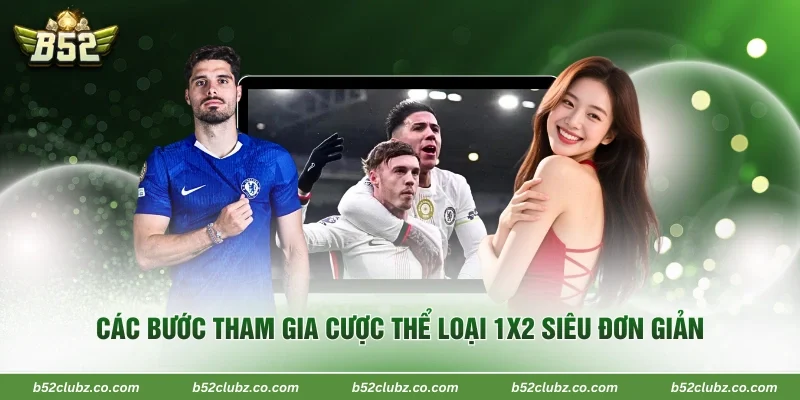 Các bước tham gia cược thể loại 1x2 siêu đơn giản 