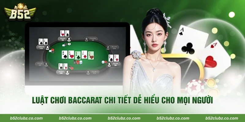 Luật chơi Baccarat chi tiết dễ hiểu cho mọi người